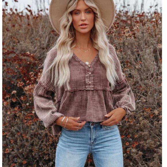 Vici Tops - Vici baby doll top